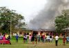 PHOTOS: Federal Poly Ado students set school on fire as student dies in health center