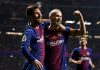 Messi hat trick thrill Barcelona to Laliga title