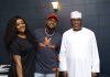 Atiku hosts Davido, Chioma in Abuja