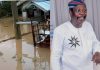 Veteran actor Pa James cries for help as flood takes over house Flooded House and Pa James